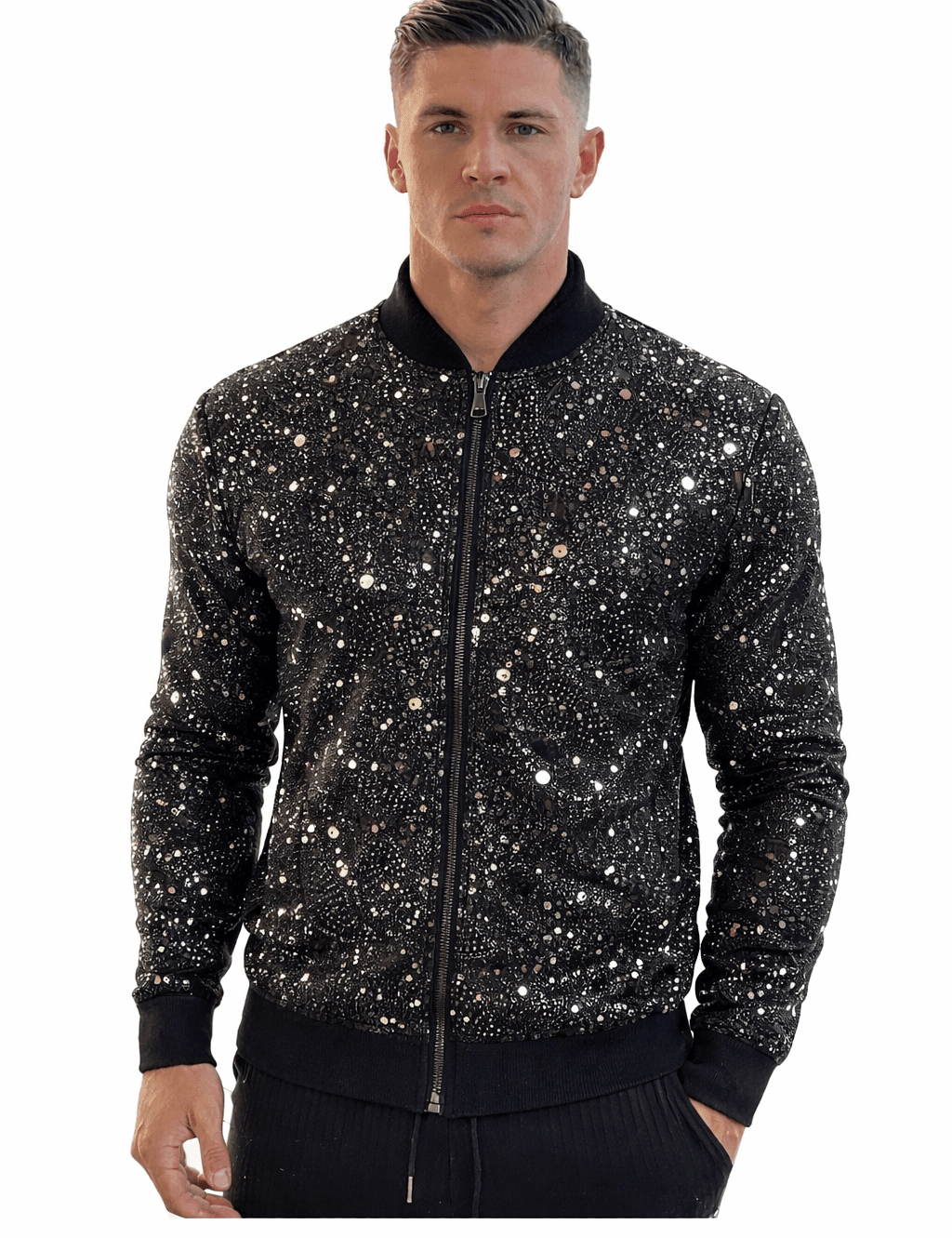 AlphaKing 3 - Velvet Jacket for Men - Sarman Fashion - Wholesale Clothing Fashion Brand for Men from Canada
