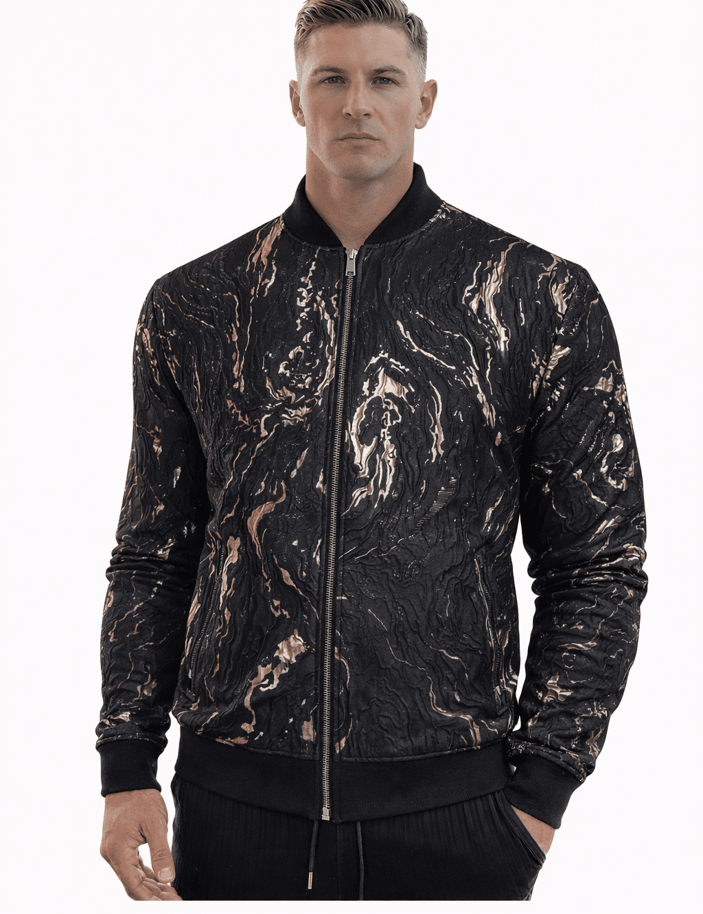 AlphaKing 30 - Velvet Jacket for Men - Sarman Fashion - Wholesale Clothing Fashion Brand for Men from Canada