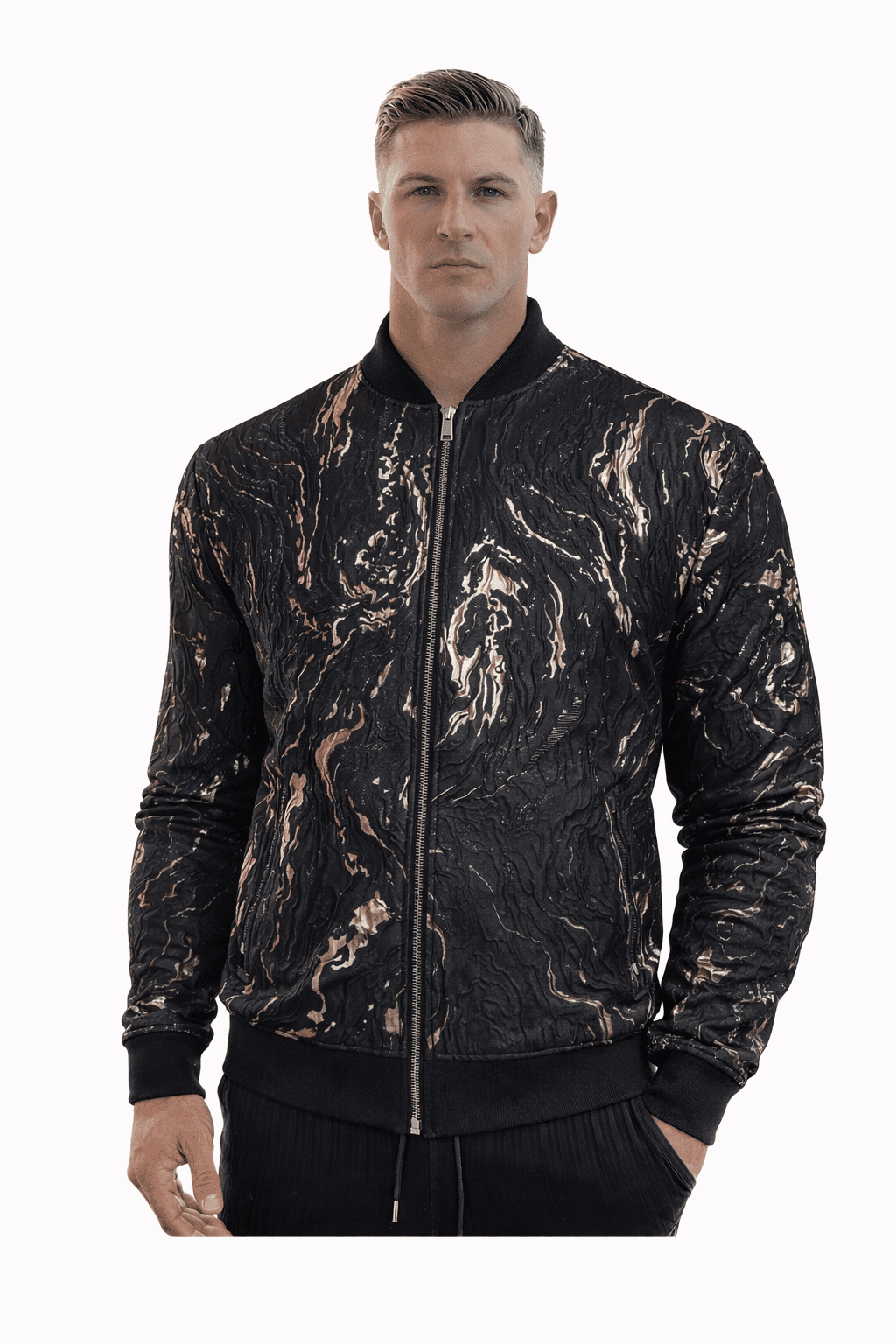 AlphaKing 30 - Velvet Jacket for Men - Sarman Fashion - Wholesale Clothing Fashion Brand for Men from Canada