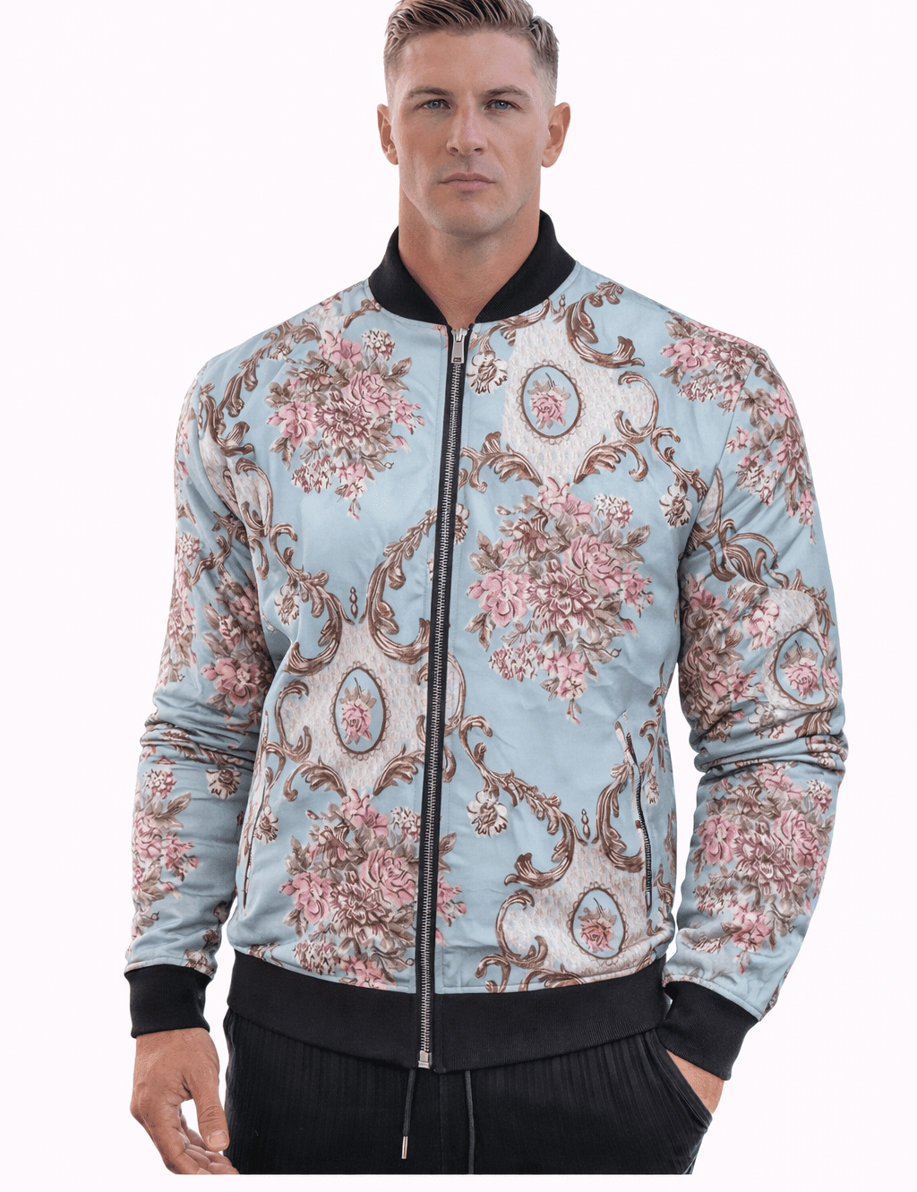 AlphaKing 32 - Velvet Jacket for Men - Sarman Fashion - Wholesale Clothing Fashion Brand for Men from Canada