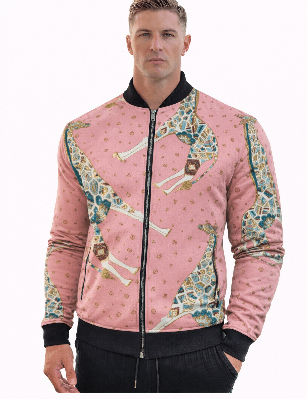 AlphaKing 34 - Velvet Jacket for Men - Sarman Fashion - Wholesale Clothing Fashion Brand for Men from Canada