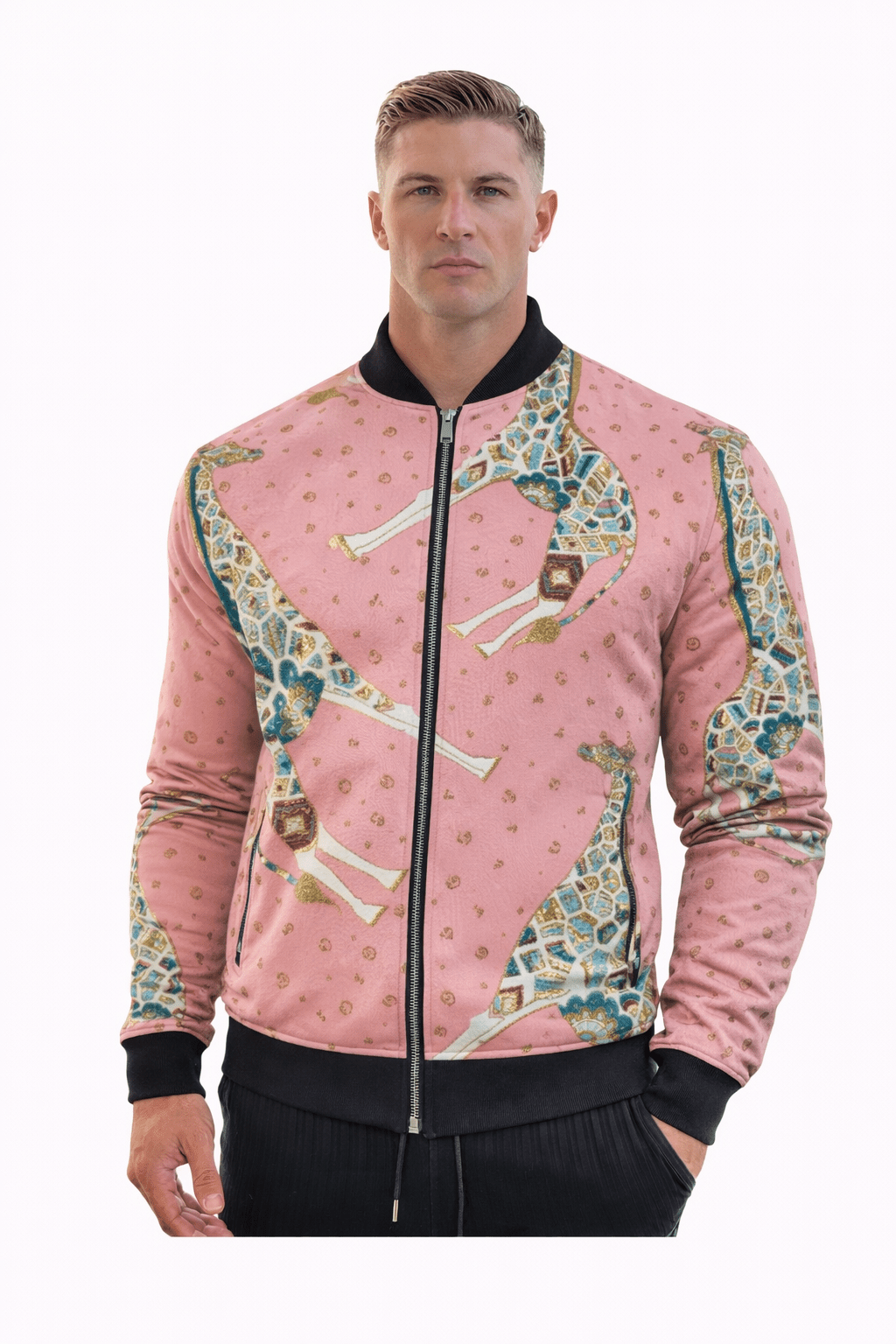 AlphaKing 34 - Velvet Jacket for Men - Sarman Fashion - Wholesale Clothing Fashion Brand for Men from Canada