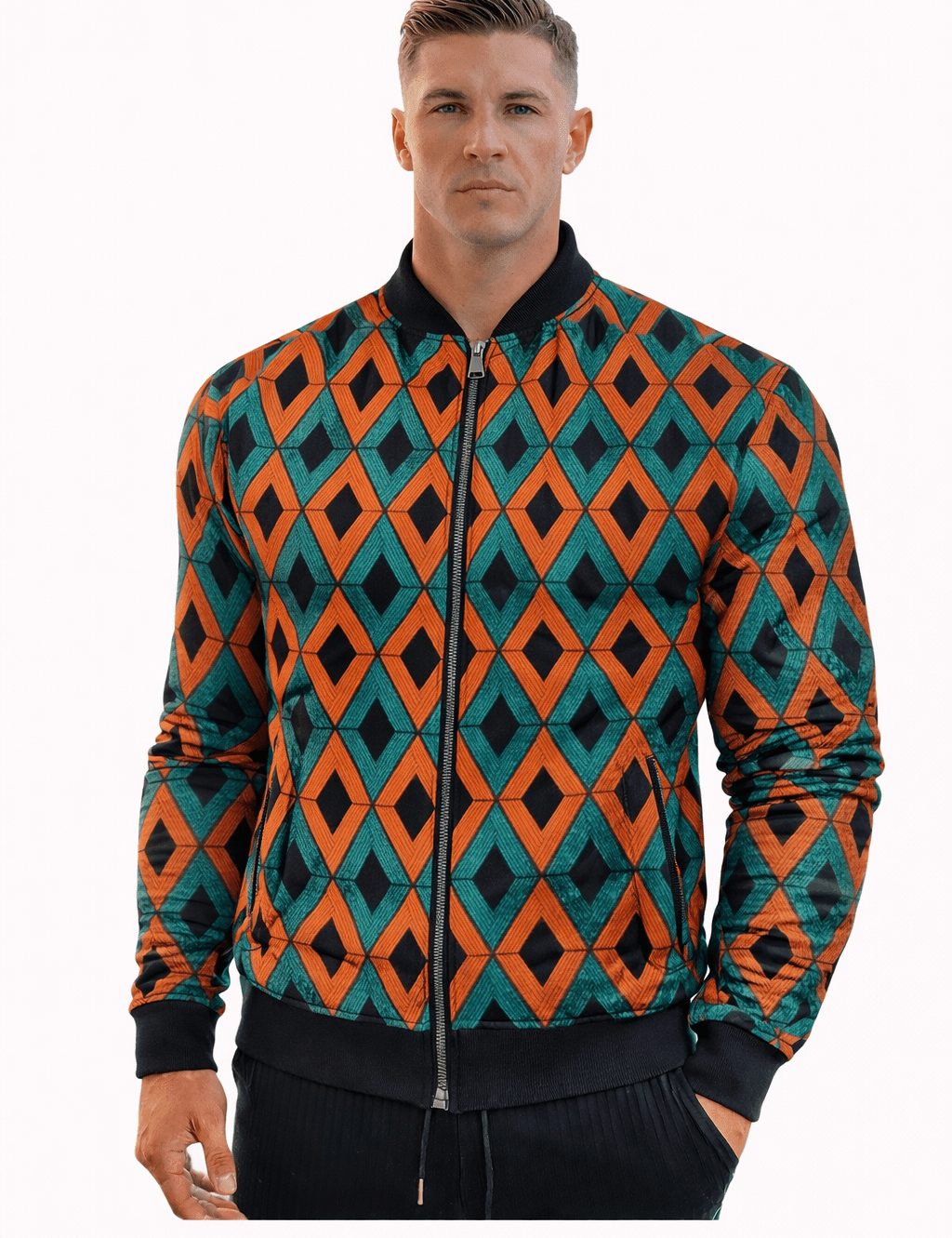 AlphaKing 35 - Velvet Jacket for Men - Sarman Fashion - Wholesale Clothing Fashion Brand for Men from Canada