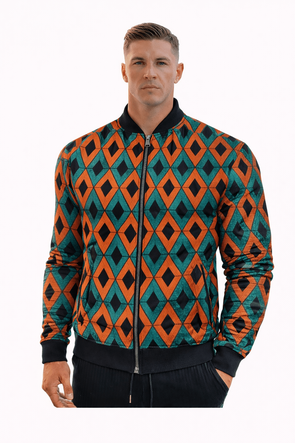 AlphaKing 35 - Velvet Jacket for Men - Sarman Fashion - Wholesale Clothing Fashion Brand for Men from Canada