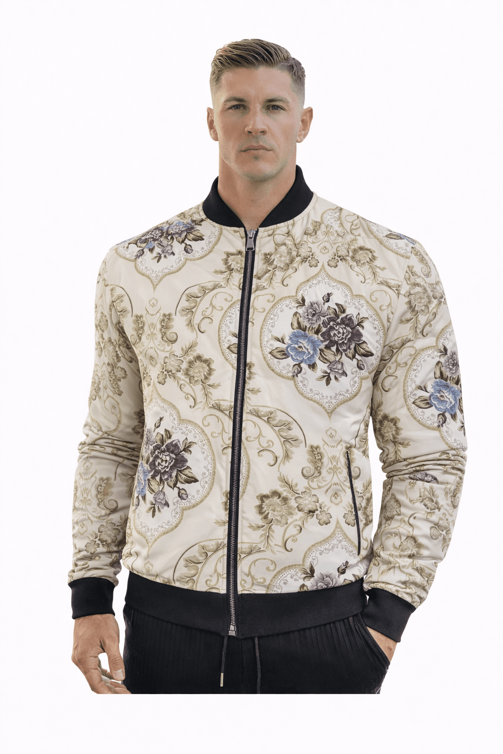 AlphaKing 36 - Velvet Jacket for Men - Sarman Fashion - Wholesale Clothing Fashion Brand for Men from Canada