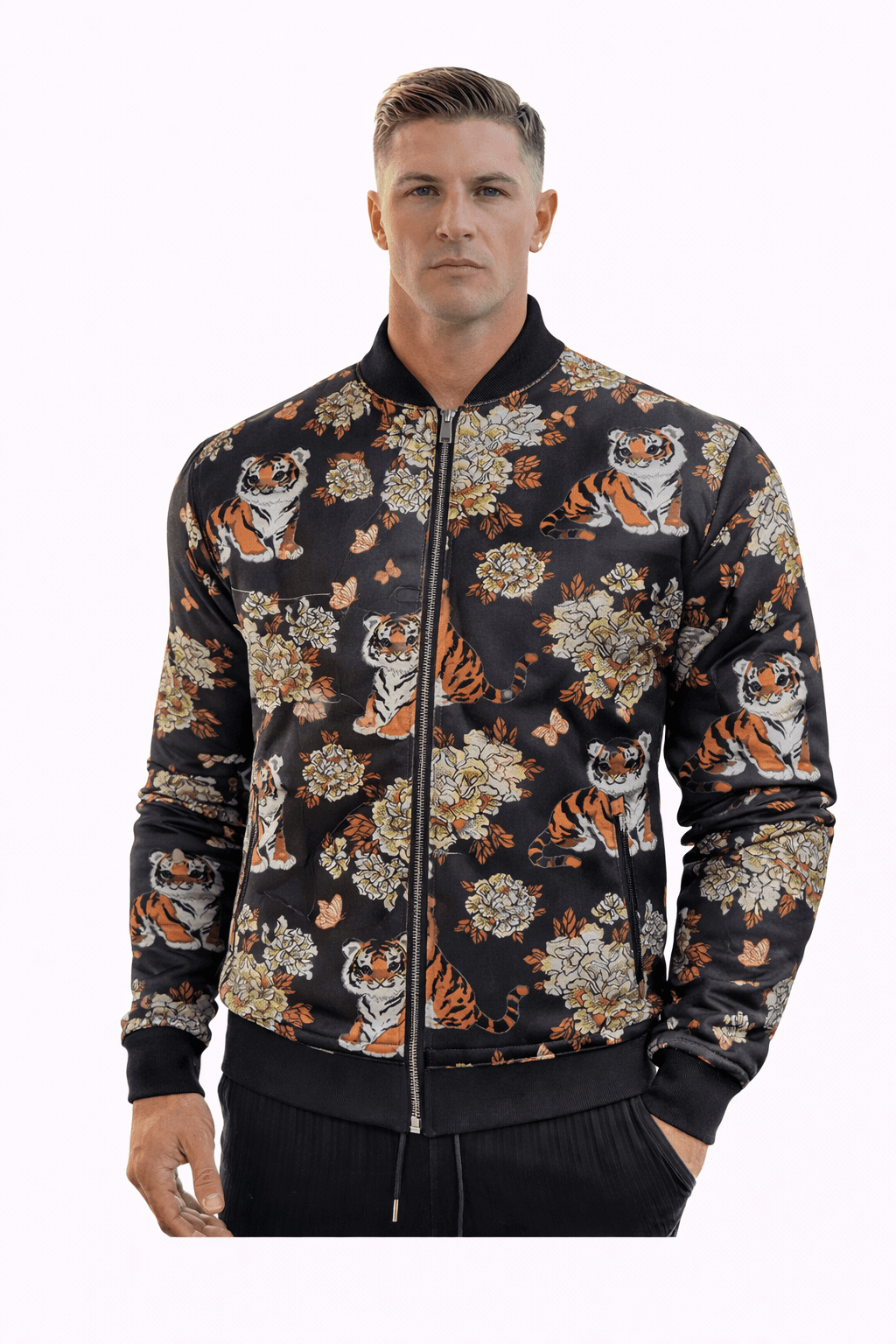 AlphaKing 40 - Velvet Jacket for Men - Sarman Fashion - Wholesale Clothing Fashion Brand for Men from Canada