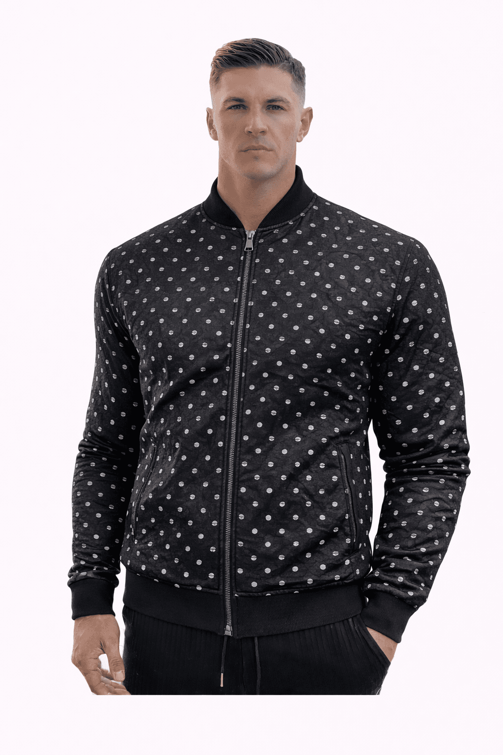 AlphaKing 42 - Velvet Jacket for Men - Sarman Fashion - Wholesale Clothing Fashion Brand for Men from Canada