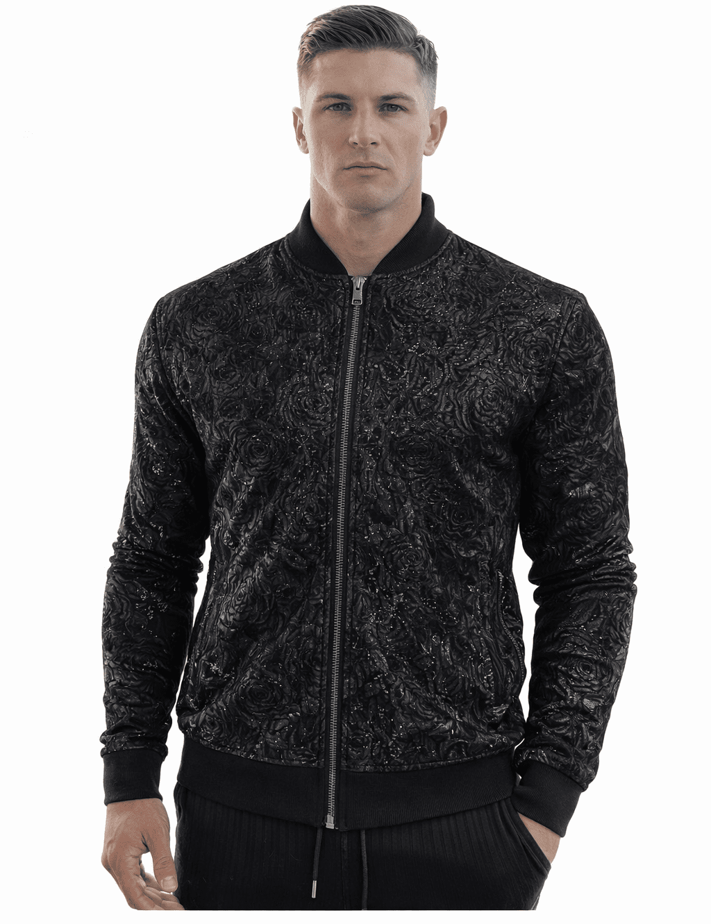 AlphaKing 9 - Velvet Jacket for Men - Sarman Fashion - Wholesale Clothing Fashion Brand for Men from Canada
