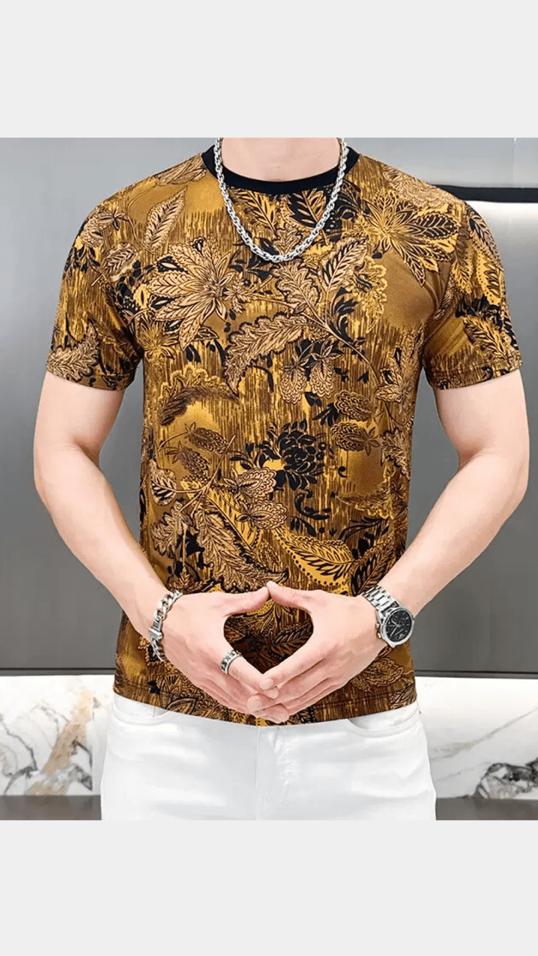 Alugana 2 - T-Shirt for Men - Sarman Fashion - Wholesale Clothing Fashion Brand for Men from Canada