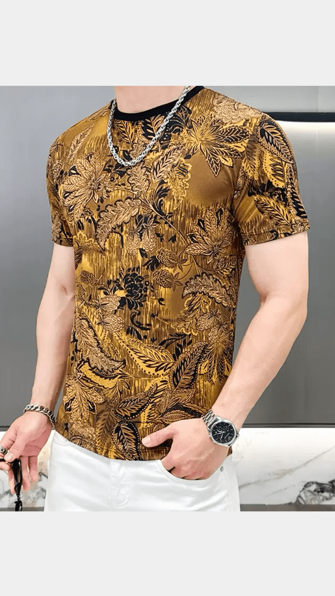 Alugana 2 - T-Shirt for Men - Sarman Fashion - Wholesale Clothing Fashion Brand for Men from Canada