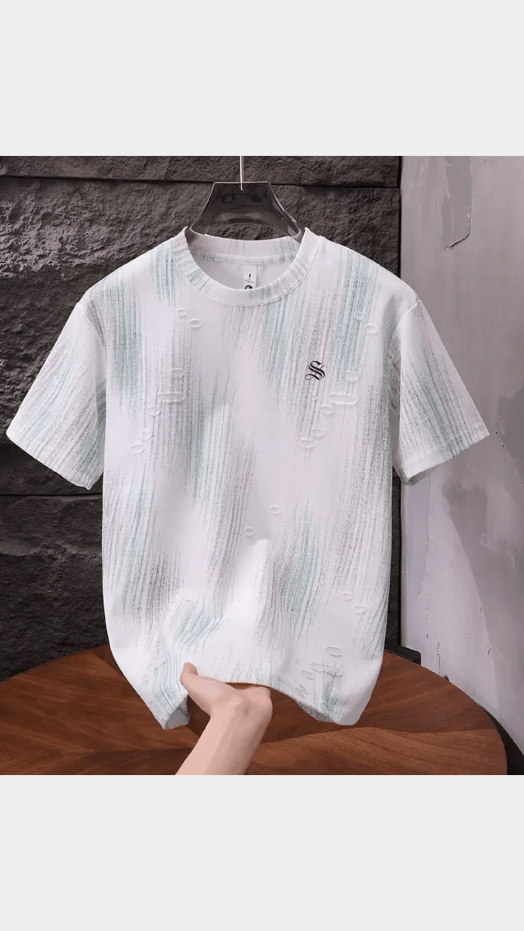 Alugana - T-Shirt for Men - Sarman Fashion - Wholesale Clothing Fashion Brand for Men from Canada