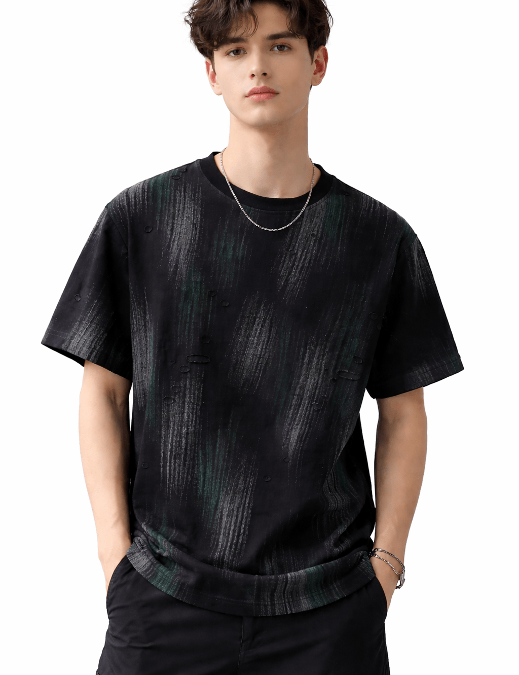 Alugana - T-Shirt for Men - Sarman Fashion - Wholesale Clothing Fashion Brand for Men from Canada