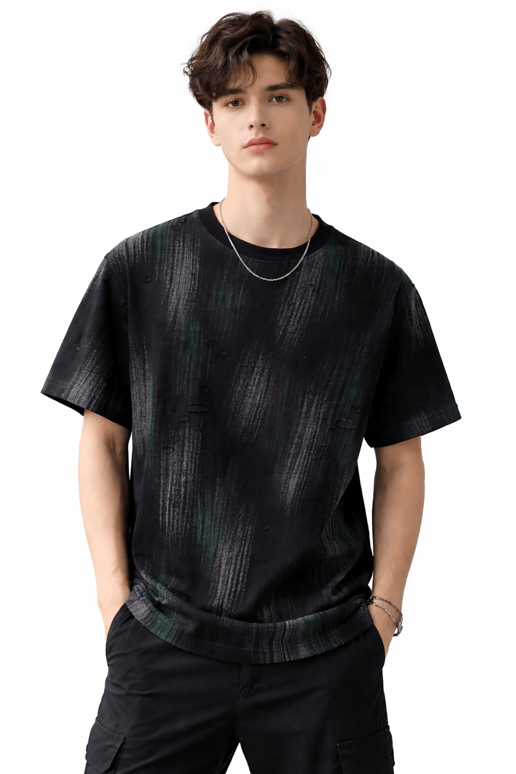 Alugana - T-Shirt for Men - Sarman Fashion - Wholesale Clothing Fashion Brand for Men from Canada
