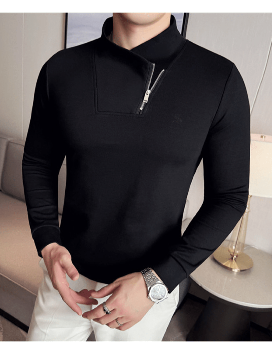 ALuxim 3 - Long Sleeves sweater for Men - Sarman Fashion - Wholesale Clothing Fashion Brand for Men from Canada