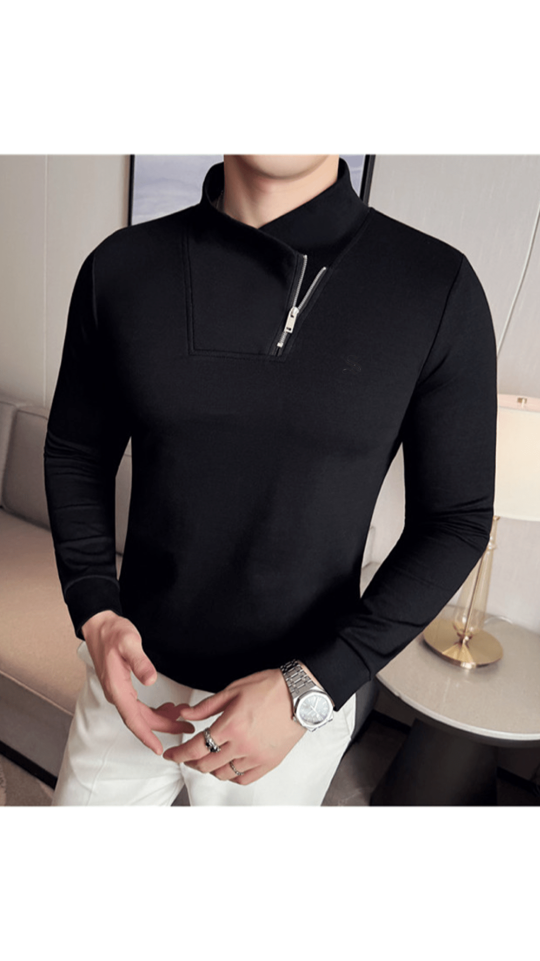 ALuxim 3 - Long Sleeves sweater for Men - Sarman Fashion - Wholesale Clothing Fashion Brand for Men from Canada