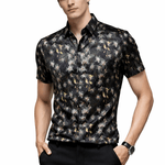 Amahova - Short Sleeves Shirt for Men - Sarman Fashion - Wholesale Clothing Fashion Brand for Men from Canada