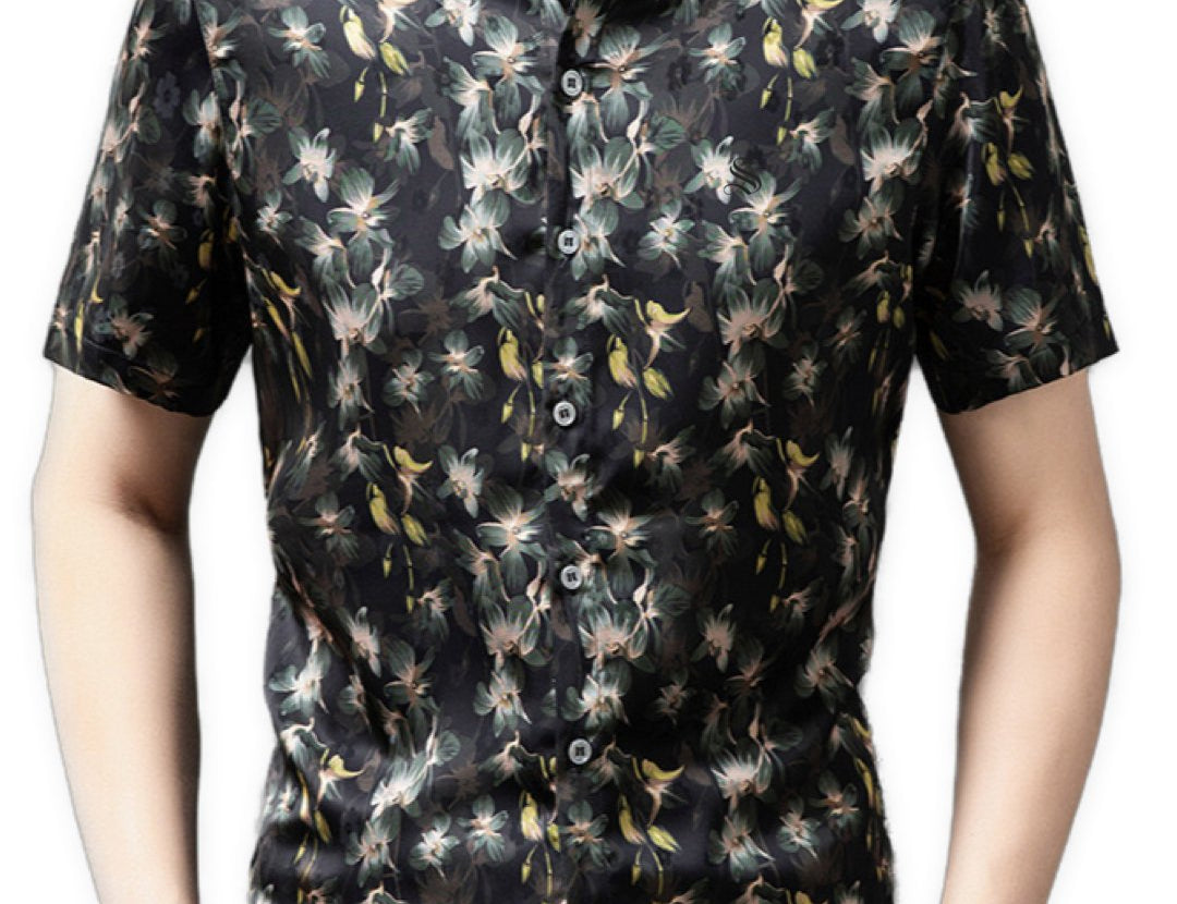 Amahova - Short Sleeves Shirt for Men - Sarman Fashion - Wholesale Clothing Fashion Brand for Men from Canada