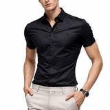 Amamo - Short Sleeves Shirt for Men - Sarman Fashion - Wholesale Clothing Fashion Brand for Men from Canada