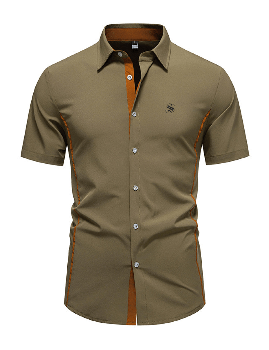 Amarka - Short Sleeves Shirt for Men - Sarman Fashion - Wholesale Clothing Fashion Brand for Men from Canada