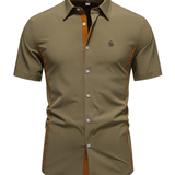 Amarka - Short Sleeves Shirt for Men - Sarman Fashion - Wholesale Clothing Fashion Brand for Men from Canada