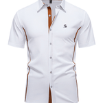 Amarka - Short Sleeves Shirt for Men - Sarman Fashion - Wholesale Clothing Fashion Brand for Men from Canada
