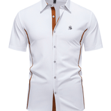 Amarka - Short Sleeves Shirt for Men - Sarman Fashion - Wholesale Clothing Fashion Brand for Men from Canada
