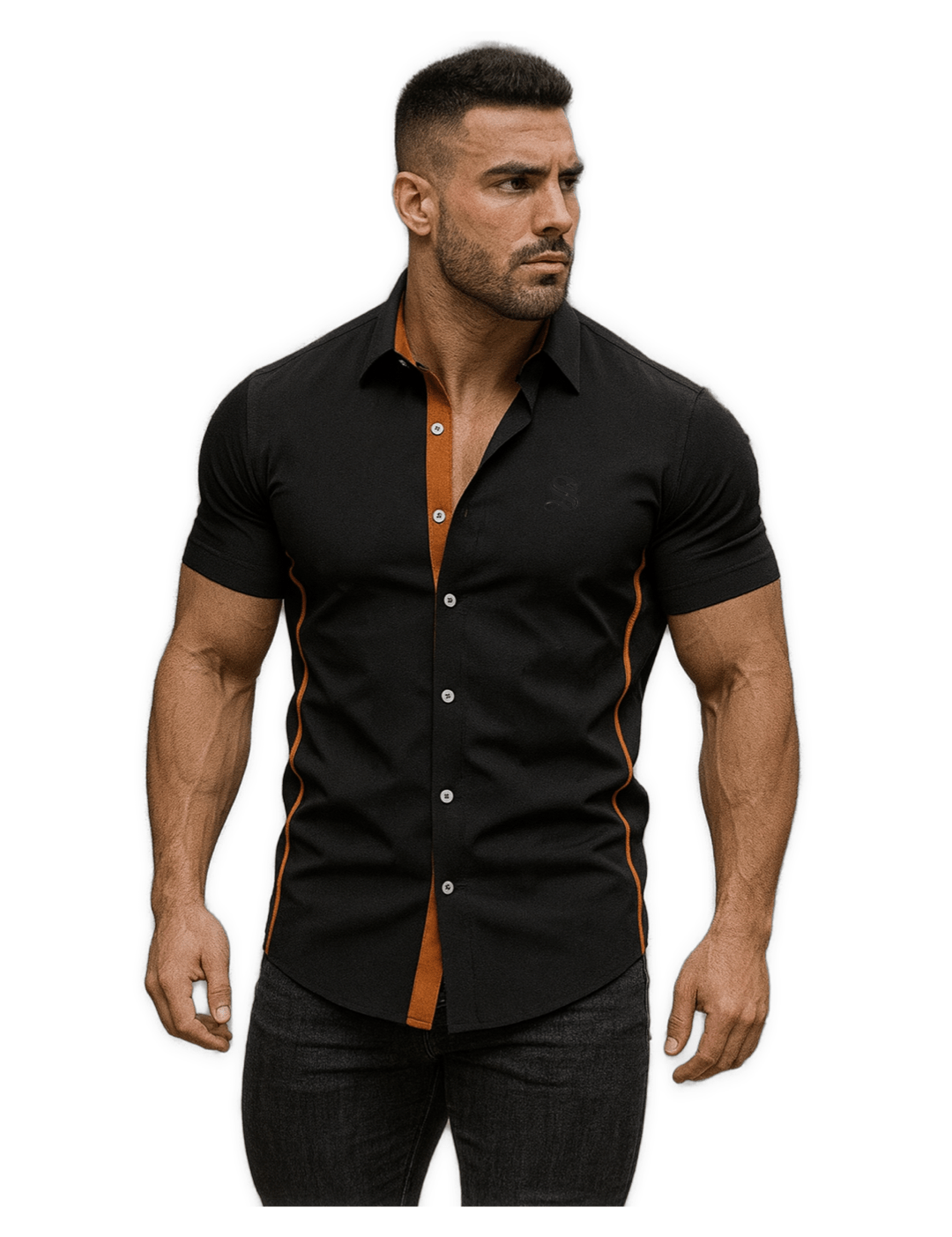 Amarka - Short Sleeves Shirt for Men - Sarman Fashion - Wholesale Clothing Fashion Brand for Men from Canada