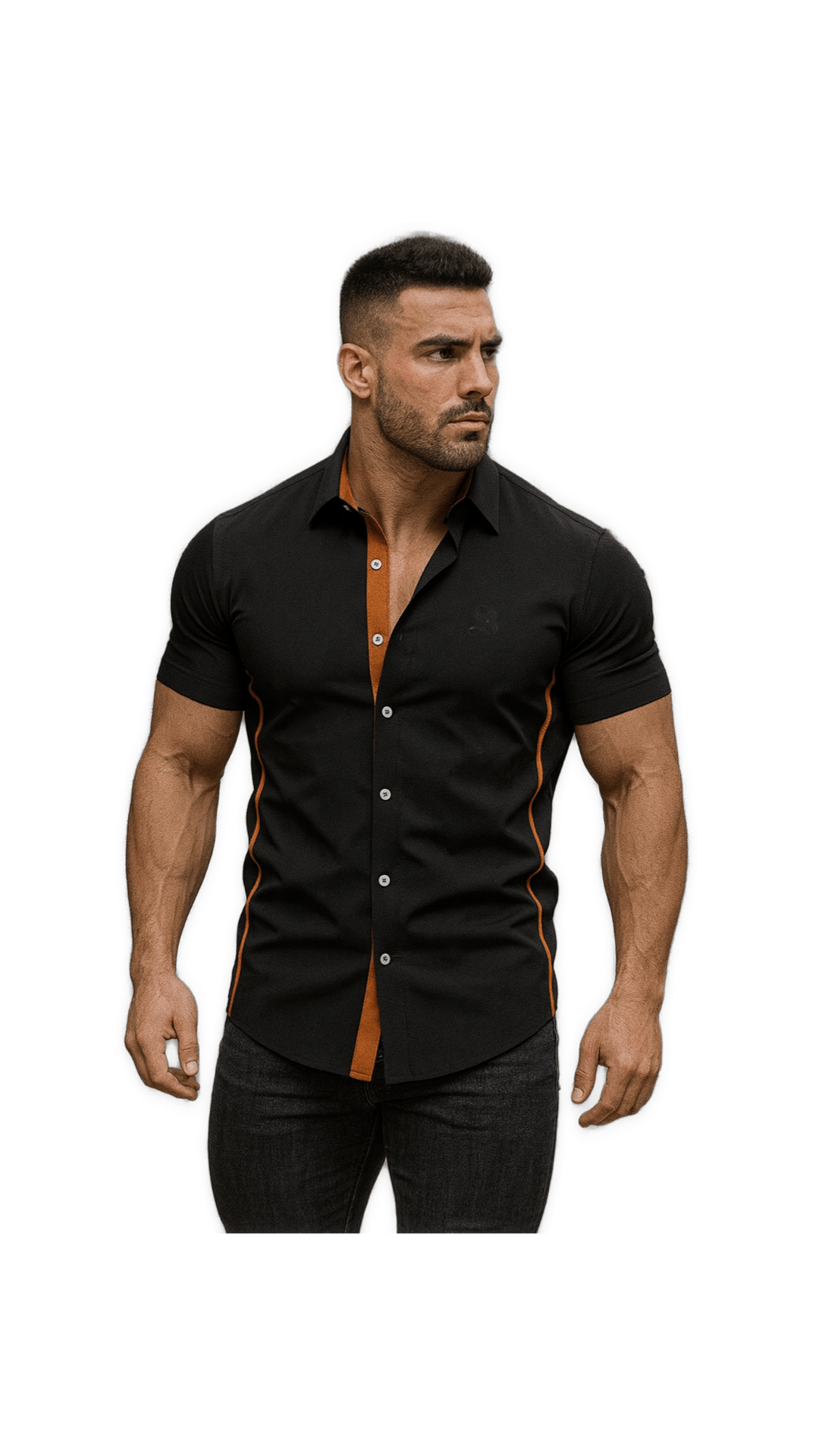 Amarka - Short Sleeves Shirt for Men - Sarman Fashion - Wholesale Clothing Fashion Brand for Men from Canada
