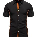Amarka - Short Sleeves Shirt for Men - Sarman Fashion - Wholesale Clothing Fashion Brand for Men from Canada