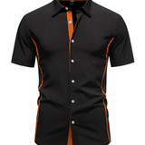 Amarka - Short Sleeves Shirt for Men - Sarman Fashion - Wholesale Clothing Fashion Brand for Men from Canada