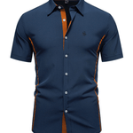 Amarka - Short Sleeves Shirt for Men - Sarman Fashion - Wholesale Clothing Fashion Brand for Men from Canada