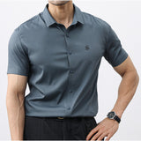 Amki - Short Sleeves Shirt for Men - Sarman Fashion - Wholesale Clothing Fashion Brand for Men from Canada