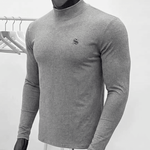 Amsterdam 2 - Black Long Sleeve shirt for Men - Sarman Fashion - Wholesale Clothing Fashion Brand for Men from Canada