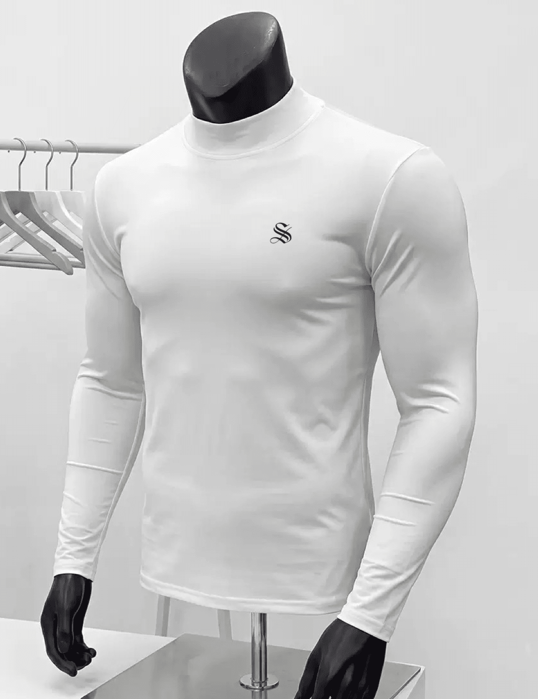 Amsterdam 2 - Black Long Sleeve shirt for Men - Sarman Fashion - Wholesale Clothing Fashion Brand for Men from Canada