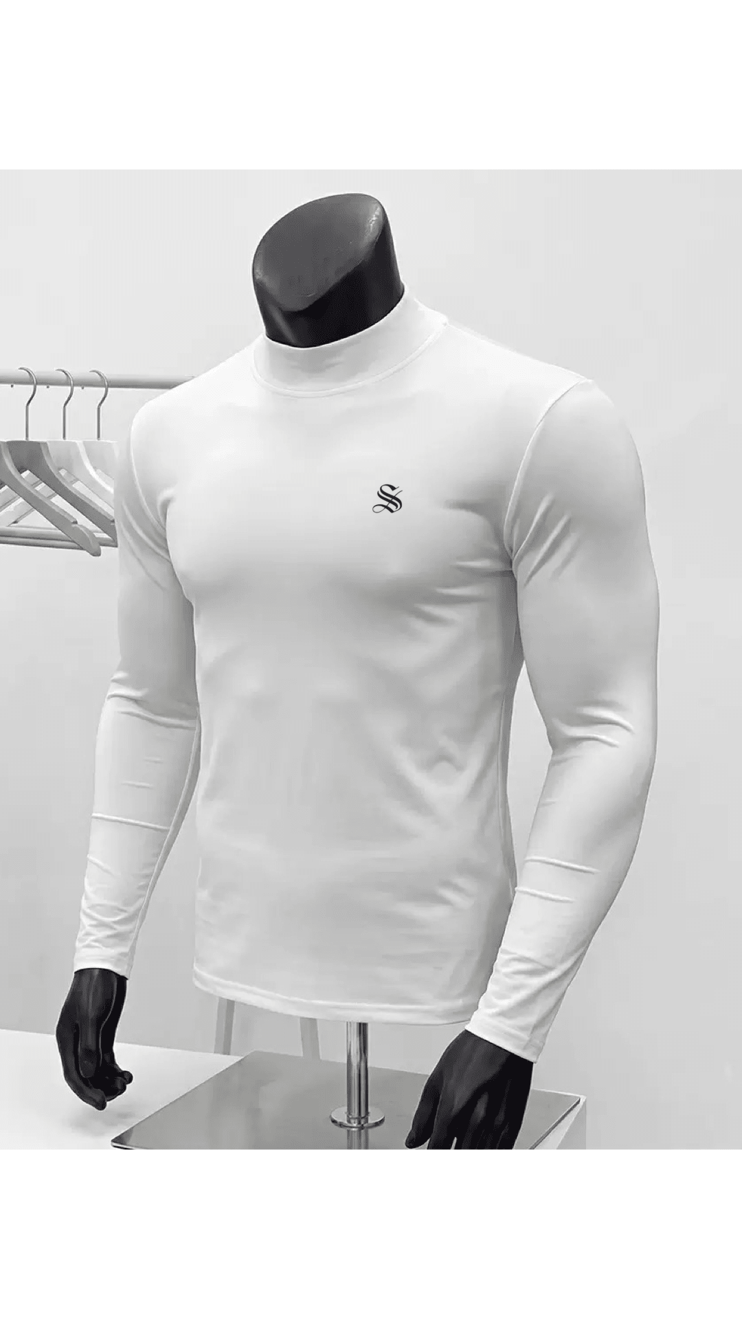 Amsterdam 2 - Black Long Sleeve shirt for Men - Sarman Fashion - Wholesale Clothing Fashion Brand for Men from Canada