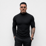 Amsterdam 2 - Black Long Sleeve shirt for Men - Sarman Fashion - Wholesale Clothing Fashion Brand for Men from Canada
