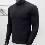 Amsterdam 2 - Black Long Sleeve shirt for Men - Sarman Fashion - Wholesale Clothing Fashion Brand for Men from Canada