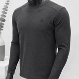 Amsterdam 3 - Black Long Sleeve shirt for Men - Sarman Fashion - Wholesale Clothing Fashion Brand for Men from Canada
