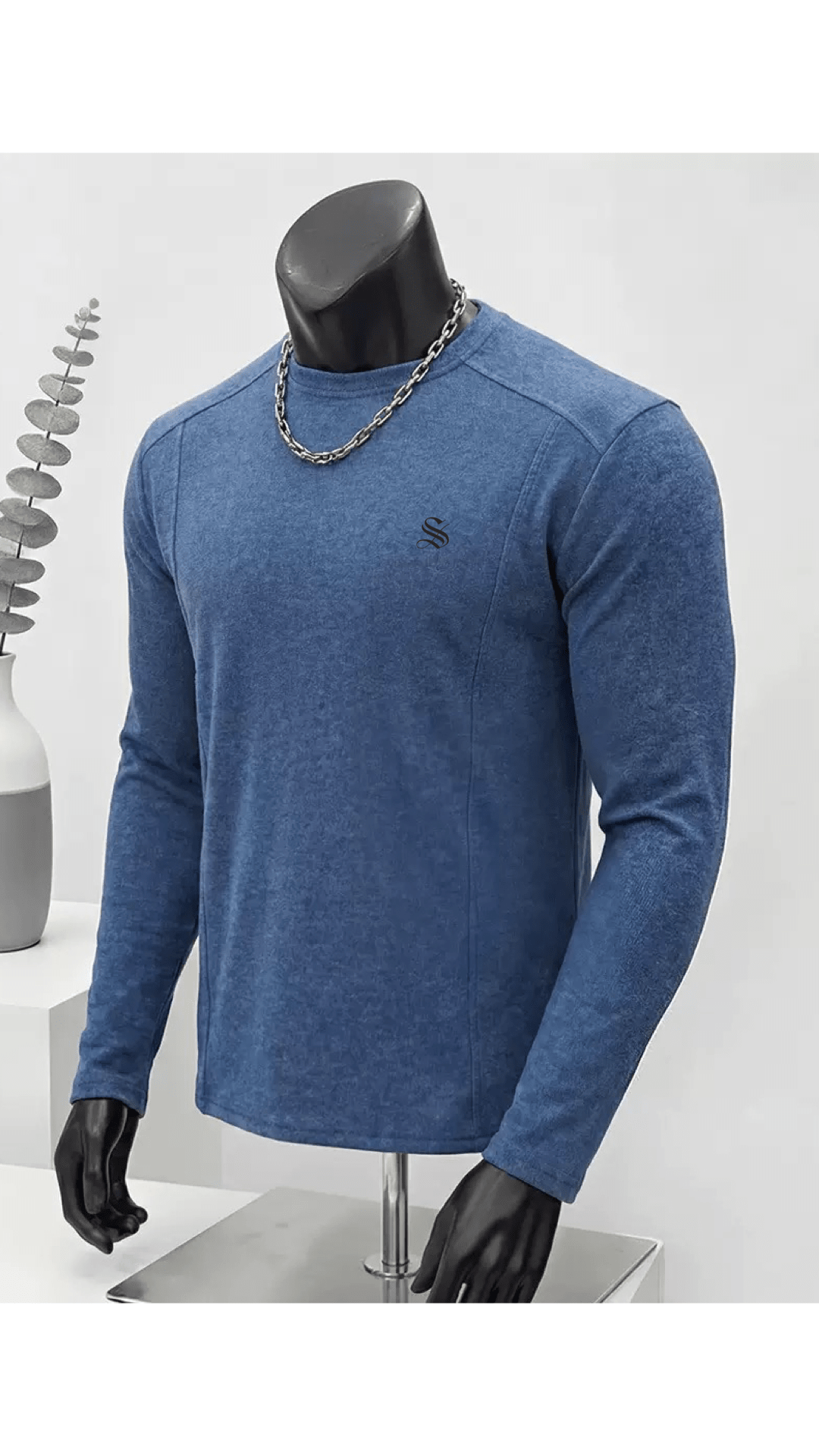 Amsterdam 3 - Black Long Sleeve shirt for Men - Sarman Fashion - Wholesale Clothing Fashion Brand for Men from Canada