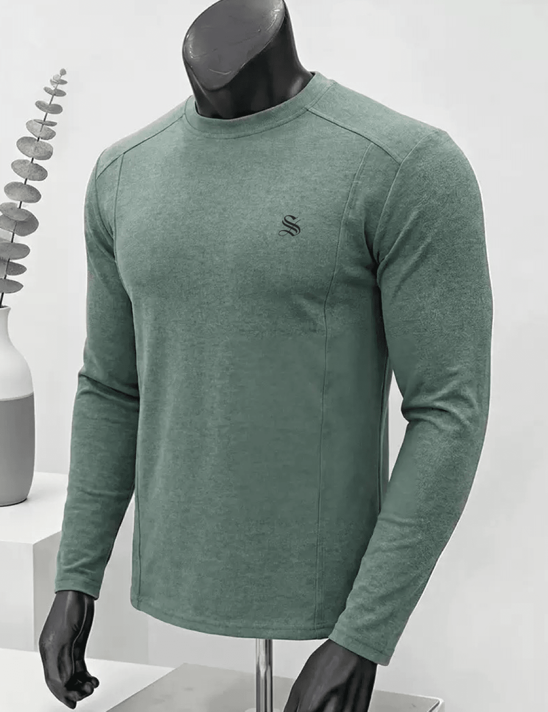Amsterdam 3 - Black Long Sleeve shirt for Men - Sarman Fashion - Wholesale Clothing Fashion Brand for Men from Canada