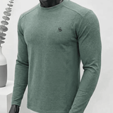 Amsterdam 3 - Black Long Sleeve shirt for Men - Sarman Fashion - Wholesale Clothing Fashion Brand for Men from Canada