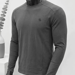 Amsterdam 3 - Black Long Sleeve shirt for Men - Sarman Fashion - Wholesale Clothing Fashion Brand for Men from Canada