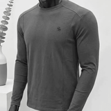 Amsterdam 3 - Black Long Sleeve shirt for Men - Sarman Fashion - Wholesale Clothing Fashion Brand for Men from Canada