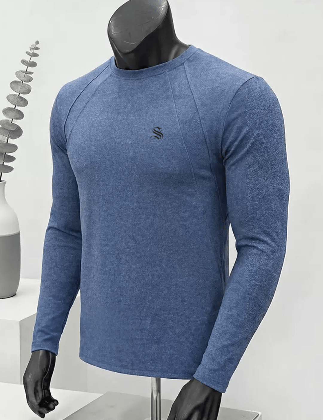 Amsterdam 4 - Black Long Sleeve shirt for Men - Sarman Fashion - Wholesale Clothing Fashion Brand for Men from Canada