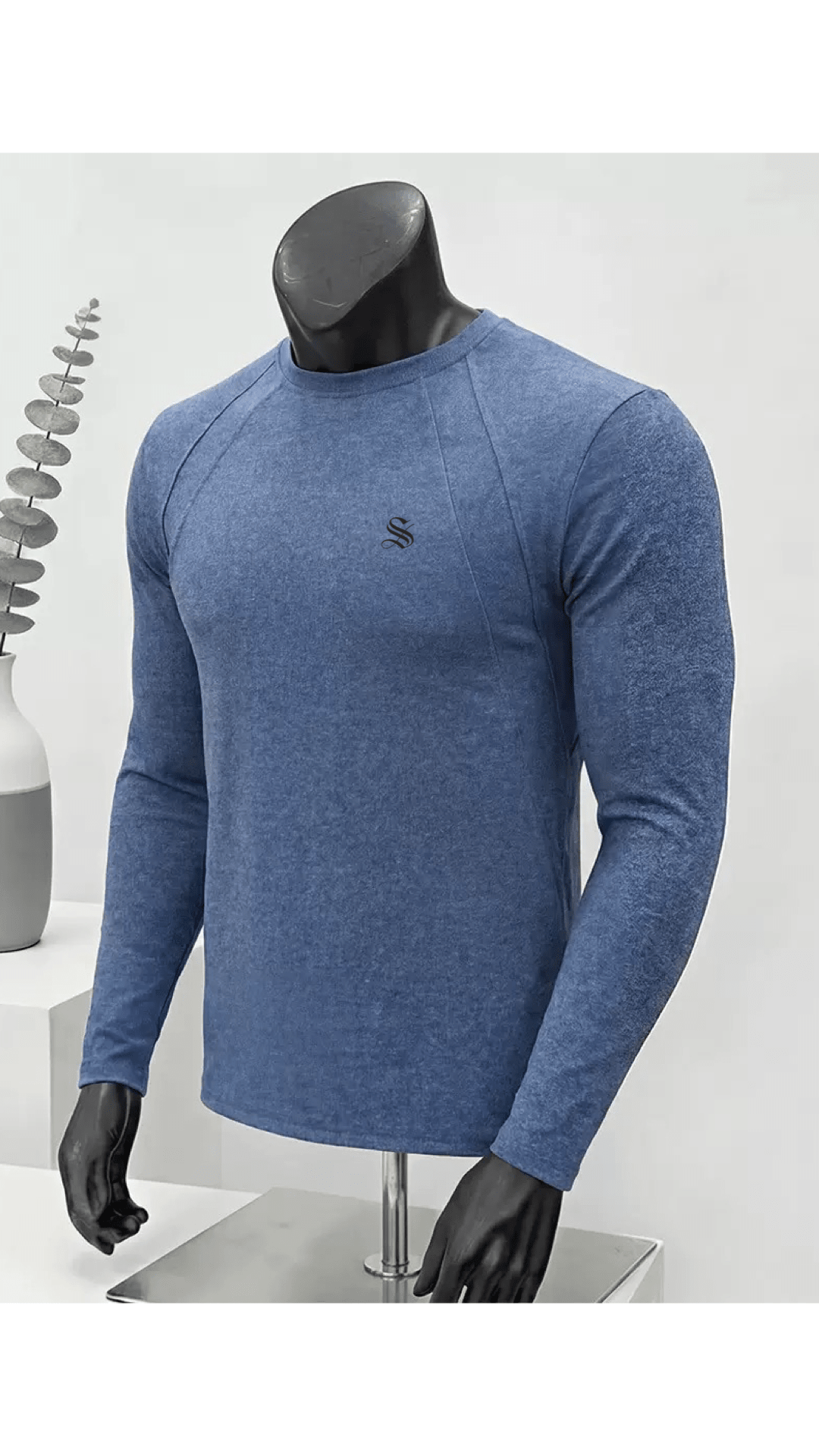 Amsterdam 4 - Black Long Sleeve shirt for Men - Sarman Fashion - Wholesale Clothing Fashion Brand for Men from Canada