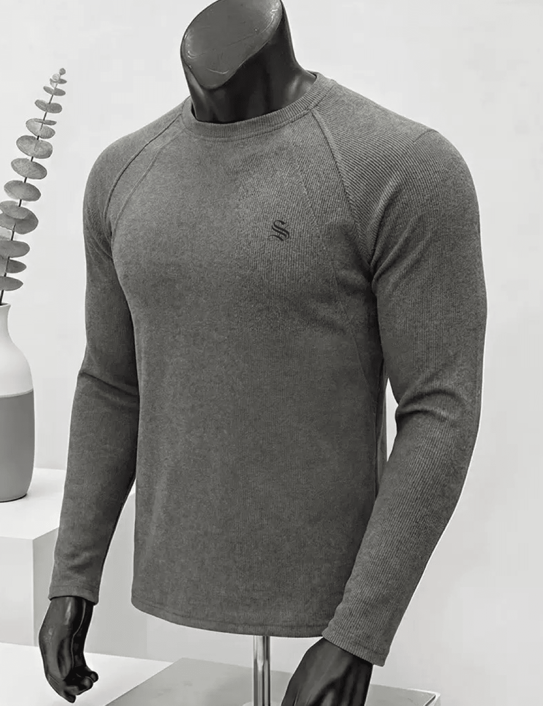 Amsterdam 4 - Black Long Sleeve shirt for Men - Sarman Fashion - Wholesale Clothing Fashion Brand for Men from Canada
