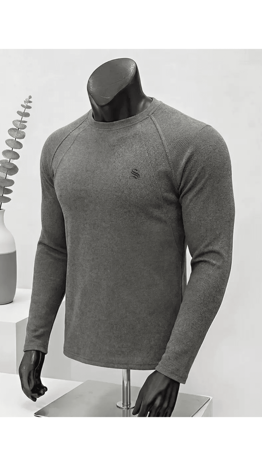 Amsterdam 4 - Black Long Sleeve shirt for Men - Sarman Fashion - Wholesale Clothing Fashion Brand for Men from Canada