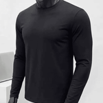 Amsterdam 5 - Black Long Sleeve shirt for Men - Sarman Fashion - Wholesale Clothing Fashion Brand for Men from Canada