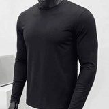Amsterdam 5 - Black Long Sleeve shirt for Men - Sarman Fashion - Wholesale Clothing Fashion Brand for Men from Canada