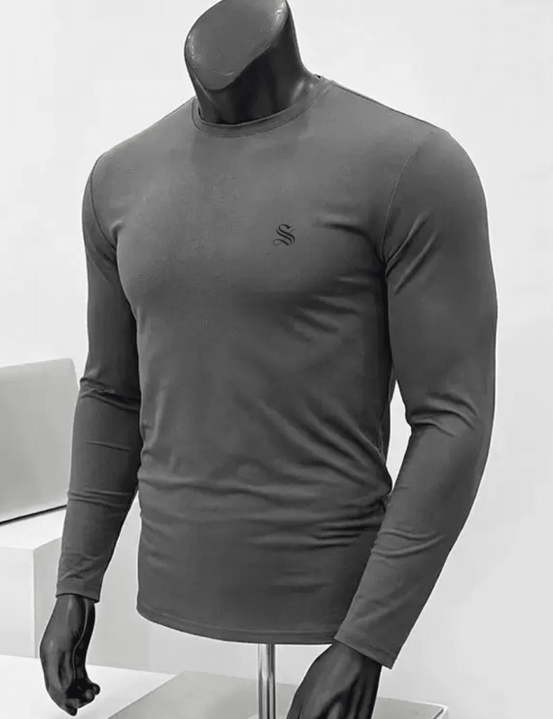 Amsterdam 5 - Black Long Sleeve shirt for Men - Sarman Fashion - Wholesale Clothing Fashion Brand for Men from Canada